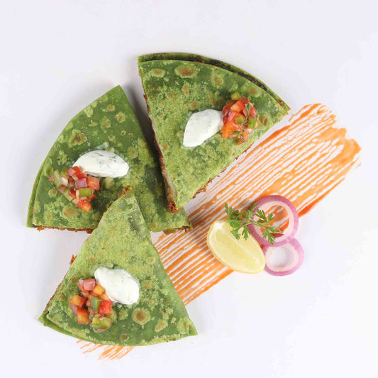 Loaded Spinach Quesadilla