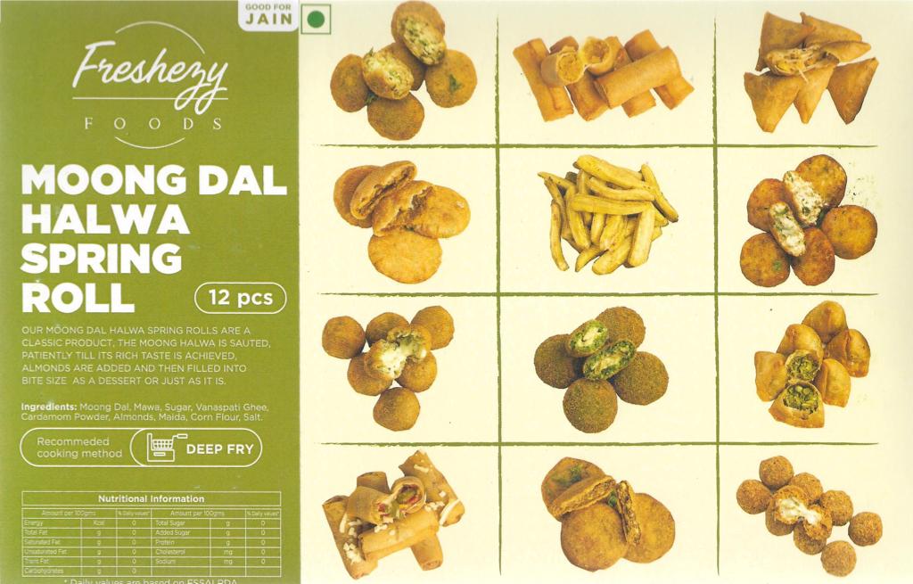 MOONG DAL HALWA ROLLS