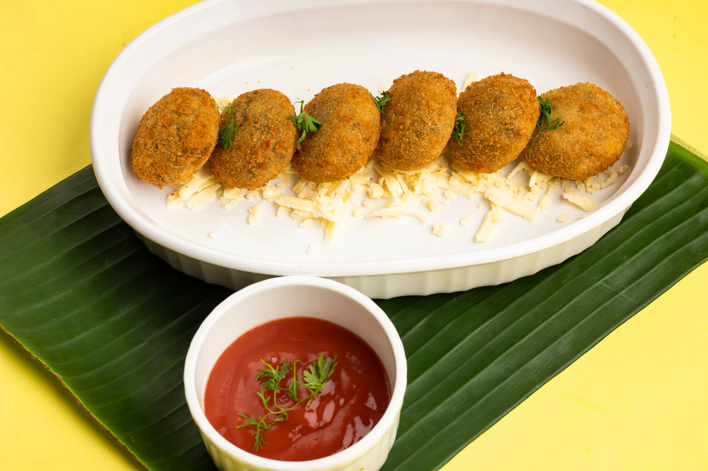 CHEESY  BANANA TIKKI