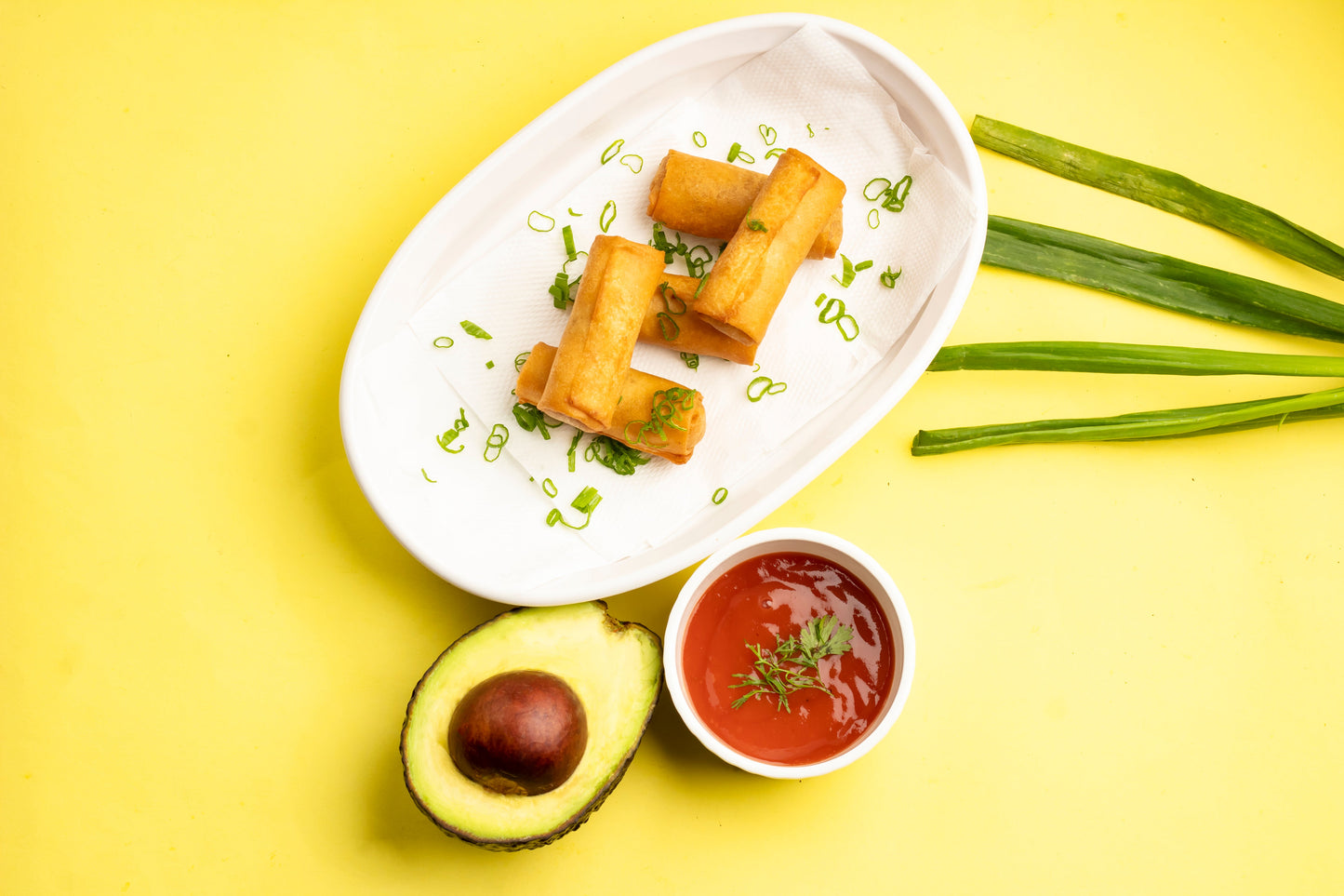 avocado spring rolls