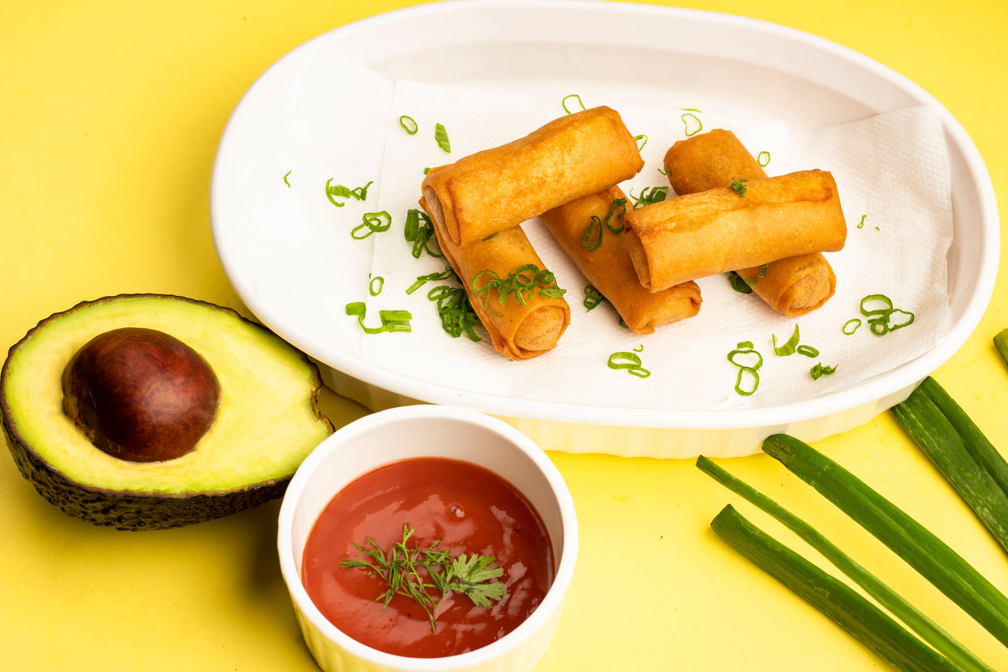 avocado spring rolls