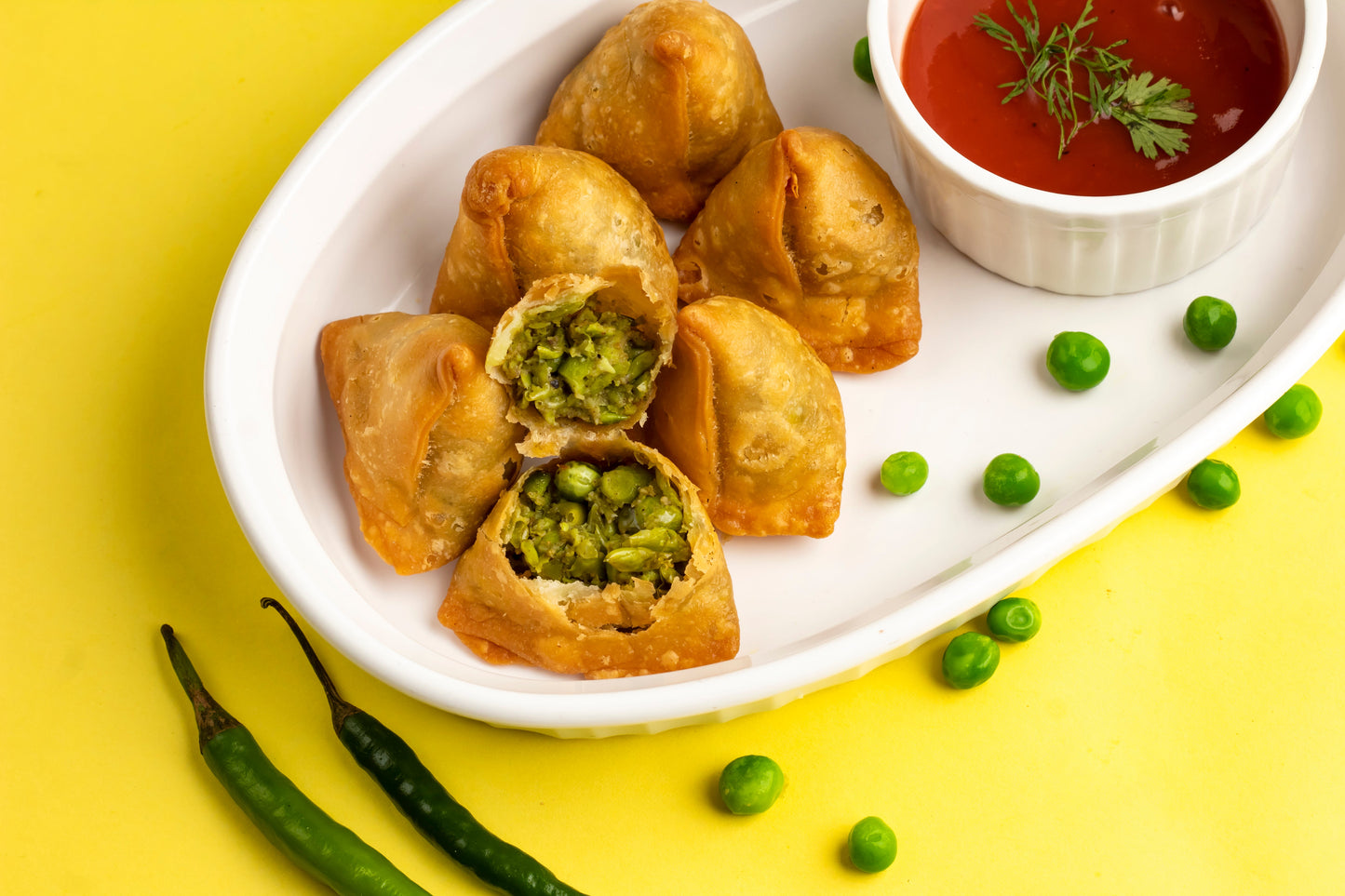 GREEN PEAS SAMOSA